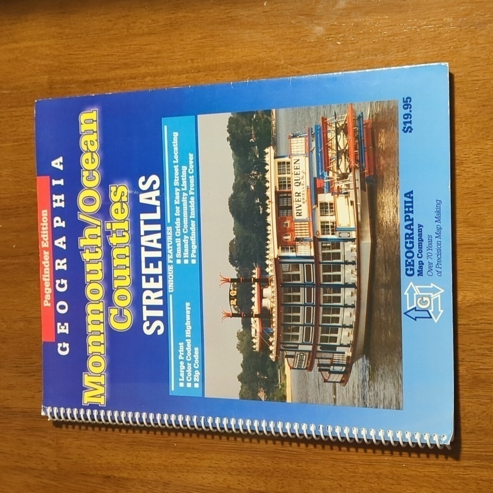 Geographia Monmouth Ocean County New Jersey Atlas 2003